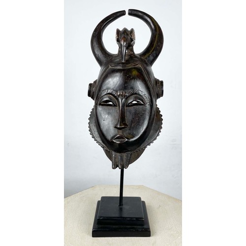 38 - YAOURE BIRD MASK, from Ivory Coast. 55cm H