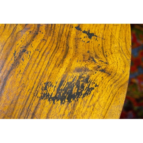 169 - DINING TABLE, 77cm H x 91cm W x 153cm L, 199cm extended, Art Deco walnut with extra leaf