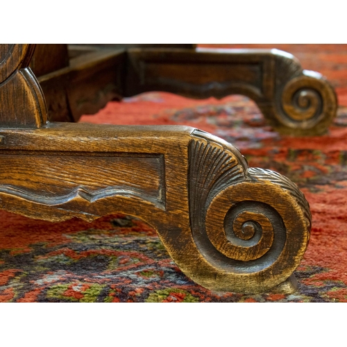 172 - DRAWLEAF TABLE, late 19th century French oak, burr ash and Karelian birch, circa 1890 with parquetry... 