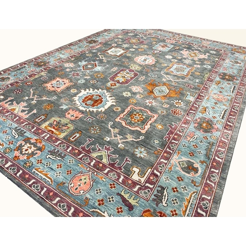 61 - FINE CONTEMPORARY BAKSHAISH DESIGN CARPET, 270cm x 180cm.