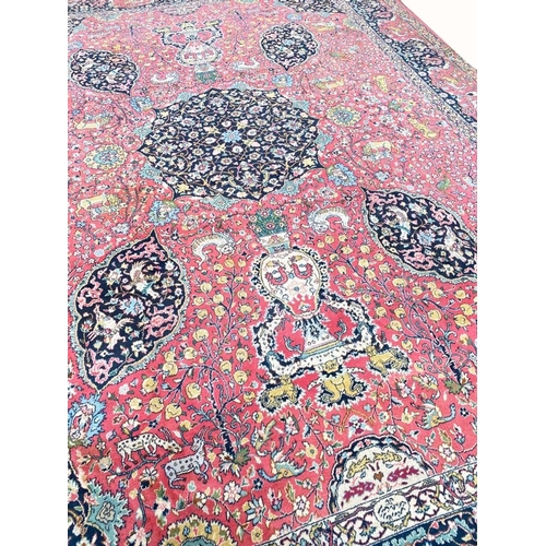 65 - VINTAGE CHELSEA HUNTING DESIGN CARPET, 410cm x 310cm.