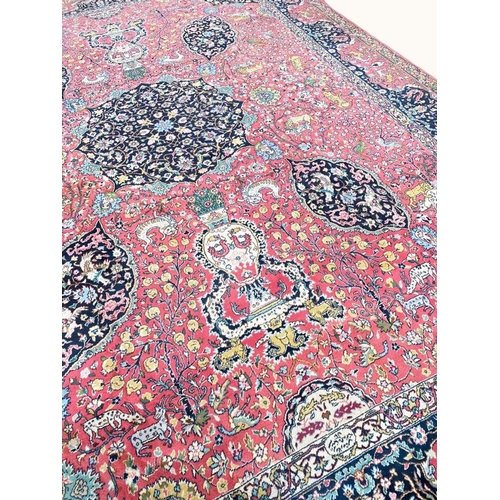 65 - VINTAGE CHELSEA HUNTING DESIGN CARPET, 410cm x 310cm.