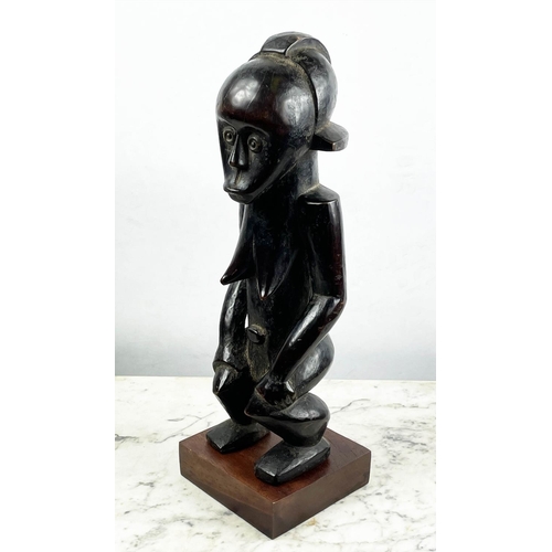 7 - FANG STATUE, from Gabon. 48cm H