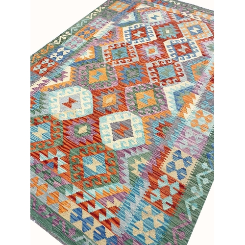 73 - FINE ANATOLIAN KILIM, 252cm x 172cm.