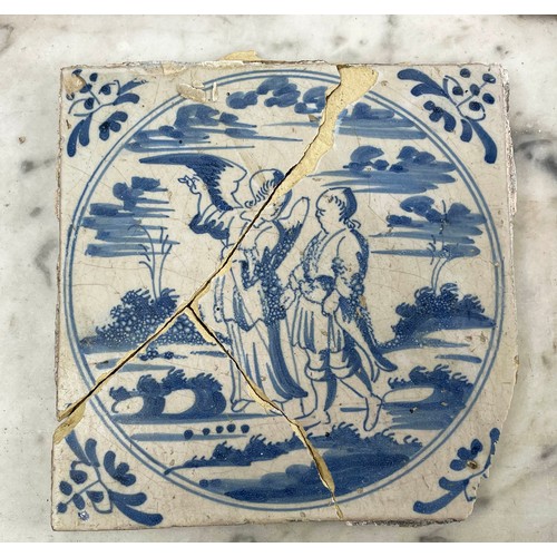 19 - COLLECTION OF DELFT TILES, 17th/18th century. (Qty)