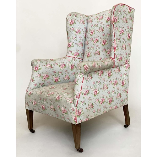 152 - ARMCHAIR, early 20th century Edwardian with Cath Kidston fabric upholstery, 69cm W.