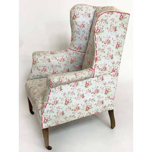 152 - ARMCHAIR, early 20th century Edwardian with Cath Kidston fabric upholstery, 69cm W.