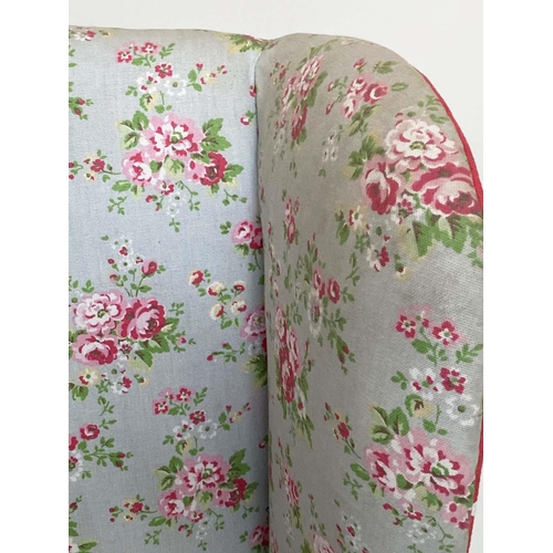 152 - ARMCHAIR, early 20th century Edwardian with Cath Kidston fabric upholstery, 69cm W.