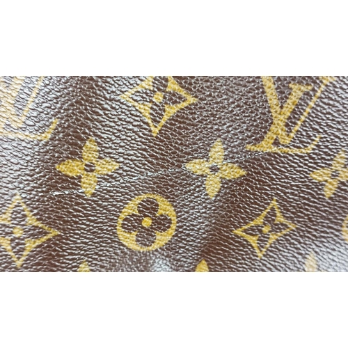 164 - LOUIS VUITTON MEZZO TOTE BAG, monogram coated canvas with leather handles and base, gold tone hardwa... 