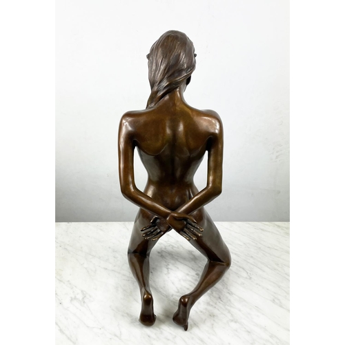 26 - JONATHAN WYLDER (British b.1957), 'Natalie', bronze signed and dated 1999 and numbered 3/9, 60cm H. ... 