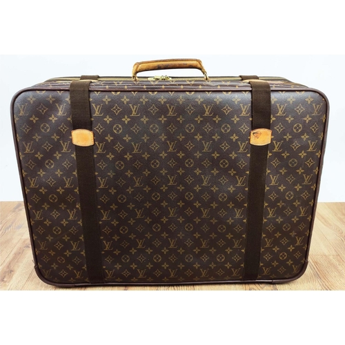 169 - LOUIS VUITTON SATELLITE 70 SUITCASE, made in France, monogram coated canvas with leather handle and ... 