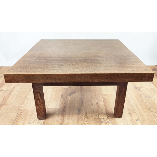 342 - LOW TABLE, bespoke design, 79.5cm x 80cm x 40.5cm.