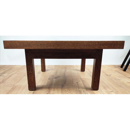 342 - LOW TABLE, bespoke design, 79.5cm x 80cm x 40.5cm.