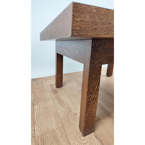 342 - LOW TABLE, bespoke design, 79.5cm x 80cm x 40.5cm.