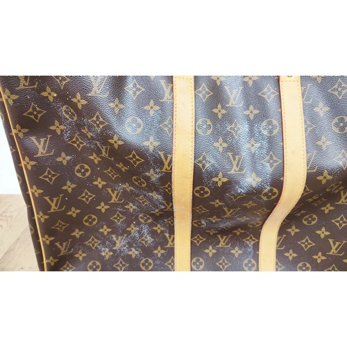 166A - LOUIS VUITTON SIRIUS 55 SUITCASE, made in France, monogram coated canvas with leather handles and al... 