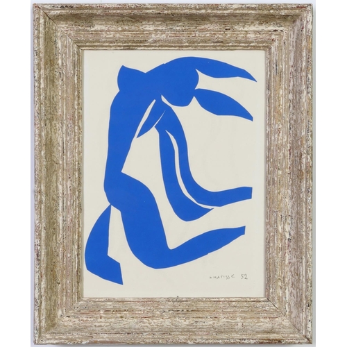 514 - HENRI MATISSE, La Chevelure,  original lithograph from the 1954 edition after Matisse's cut outs, pr... 