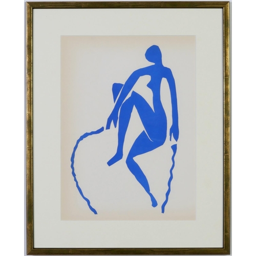 523 - HENRI MATISSE, a set of four Blue nudes, original lithographs from the 1954 edition after Matisse's ... 