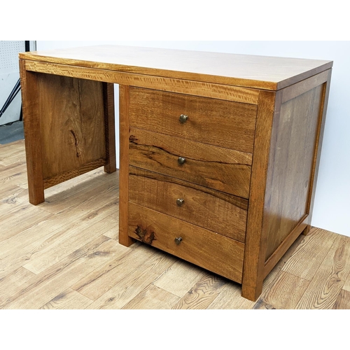 427 - DESK, 120cm x 500cm x 76cm, contemporary, with four drawers, to one side.