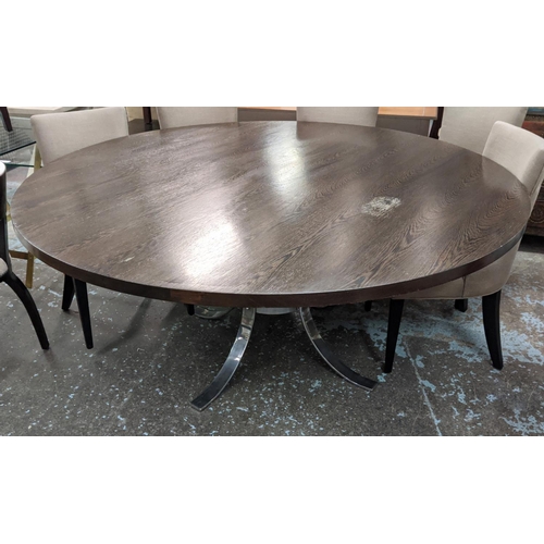 311 - DINING TABLE, 177cm diam, contemporary design.