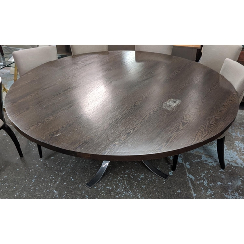 311 - DINING TABLE, 177cm diam, contemporary design.