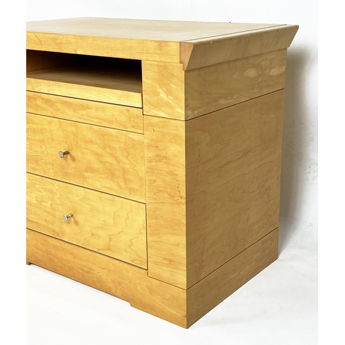 443 - GIORGETTI BEDSIDE CHESTS, a pair, designed by Chi Wing Lo, 58cm H x 70cm x 42cm. (2)