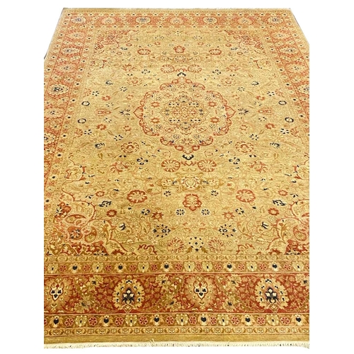 93 - TABRIZ HAJI-JALLILY DESIGN CARPET, 270cm x 185cm.