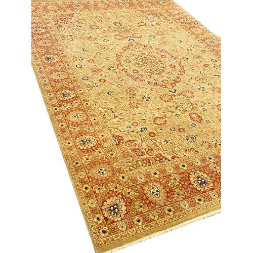 93 - TABRIZ HAJI-JALLILY DESIGN CARPET, 270cm x 185cm.