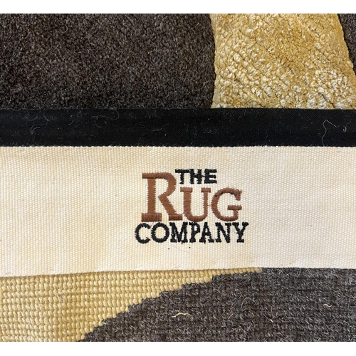 439 - THE RUG COMPANY CARPET, 368cm x 275cm, 'Gold Rings' designed by David Rockwell.