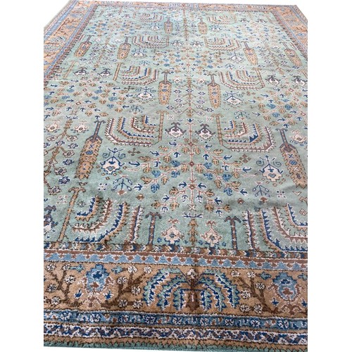 102A - ANTIQUE ANATOLIAN OUSHAK CARPET, 455cm x 355cm