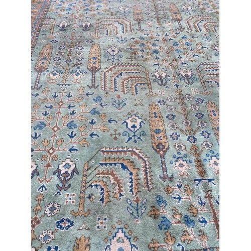 102A - ANTIQUE ANATOLIAN OUSHAK CARPET, 455cm x 355cm