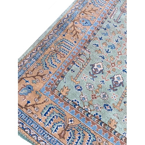 102A - ANTIQUE ANATOLIAN OUSHAK CARPET, 455cm x 355cm