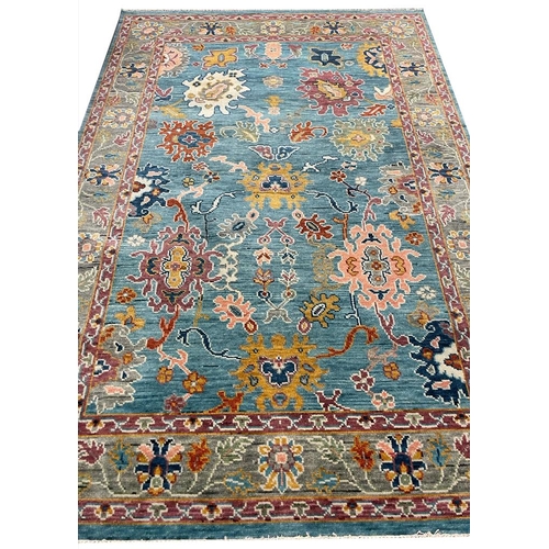 94 - FINE CONTEMPORARY OUSHAK RUG, 220cm x 150cm.