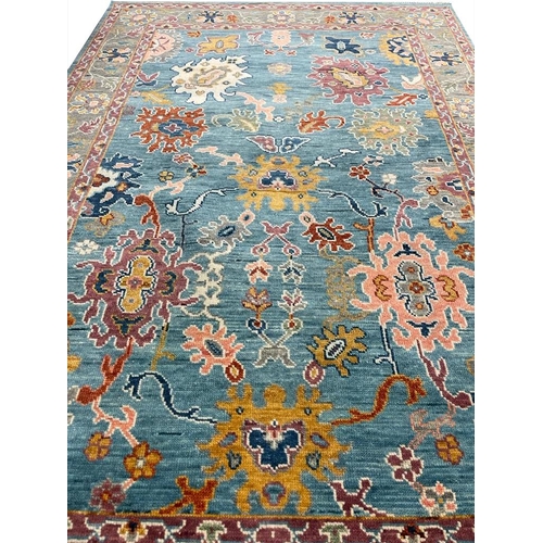 94 - FINE CONTEMPORARY OUSHAK RUG, 220cm x 150cm.