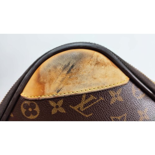 195 - LOUIS VUITTON PEGASE TROLLEY, monogram coated canvas with leather side and top handles, top ring for... 