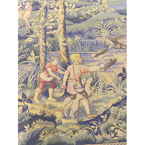 98 - VINTAGE FLEMISH DESIGN TAPESTRY, 182cm x 131cm.