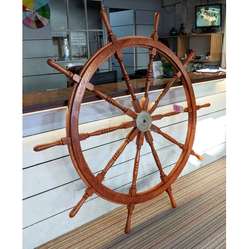 353 - REPRODUCTION SHIPS WHEEL, 180cm.