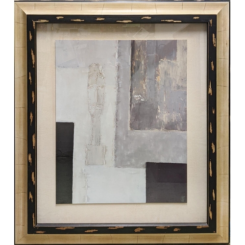 311 - CONTEMPORARY SCHOOL, untitled abstract print, framed and glazed, 118cm x 98.5cm.