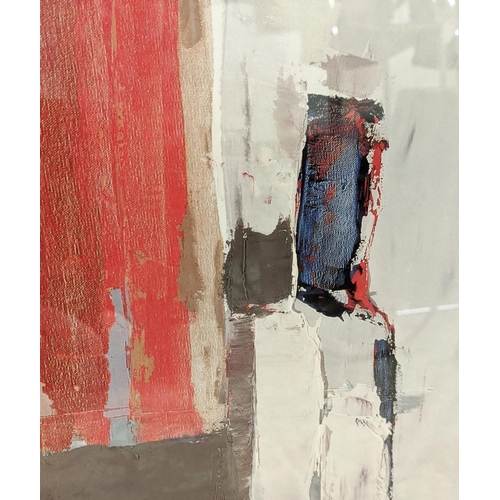 312 - CONTEMPORARY SCHOOL, untitled abstract print, framed and glazed, 118cm x 98.5cm.