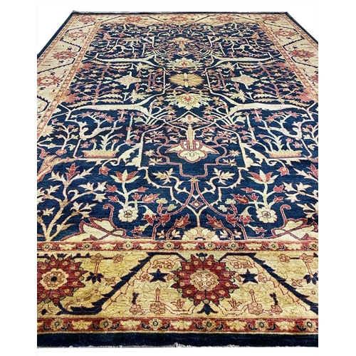 174 - FINE PERSIAN GAROUS DESIGN CARPET, 420cm x 303cm.