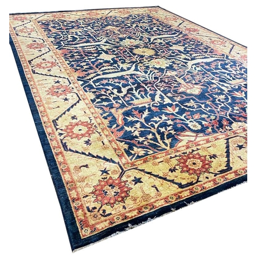 174 - FINE PERSIAN GAROUS DESIGN CARPET, 420cm x 303cm.