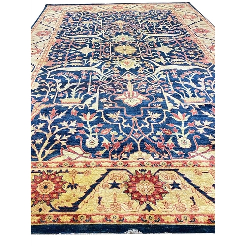 174 - FINE PERSIAN GAROUS DESIGN CARPET, 420cm x 303cm.