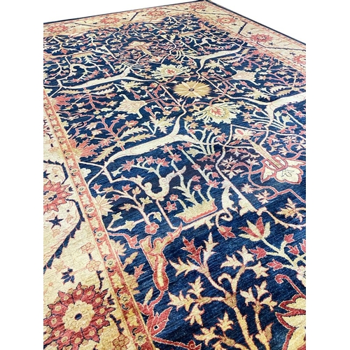 174 - FINE PERSIAN GAROUS DESIGN CARPET, 420cm x 303cm.