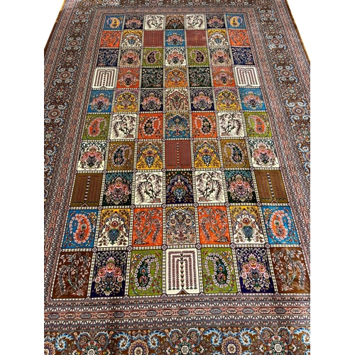 178 - FINE QUM DESIGN RUG, 228cm x 147cm.