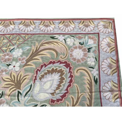 180 - FINE SAVONNERIE DESIGN NEEDLEPOINT CARPET, 580cm x 420cm.