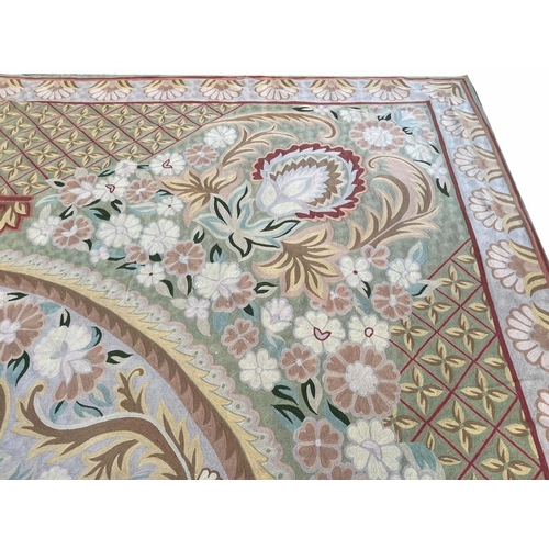 180 - FINE SAVONNERIE DESIGN NEEDLEPOINT CARPET, 580cm x 420cm.