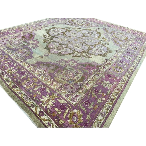 191 - ANTIQUE AMRITZA CARPET, 340cm x 265cm.