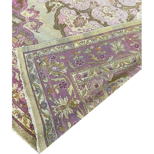 191 - ANTIQUE AMRITZA CARPET, 340cm x 265cm.