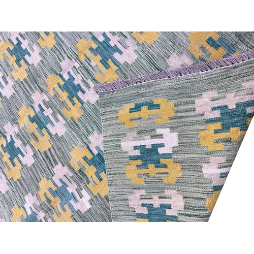 194 - SWEDISH DESIGN KILIM, 300cm x 200cm.