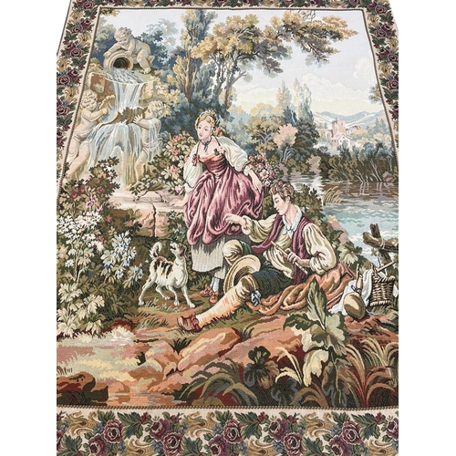 21 - FINE VERDURE DESIGN FRENCH TAPESTRY, 175cm x 126cm.