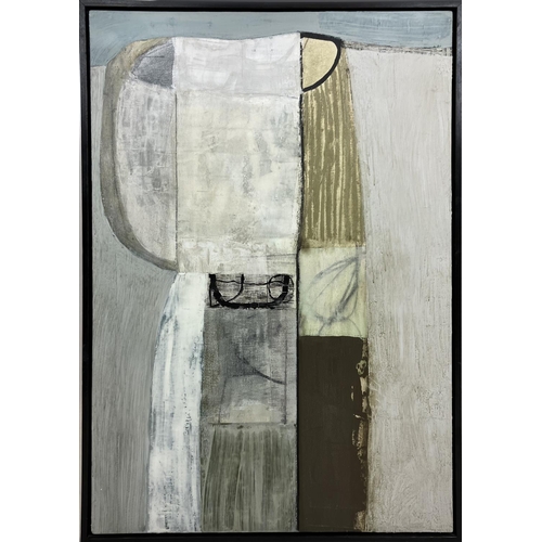 100 - PETER JOYCE (B1964), 'Eastman II', oil on canvas, 105cm x 75cm, signed and titled verso, with label ... 